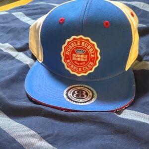 Dubble Bubble Blue and White Cap